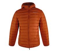 Aquascutum Mens Active 100gr Hooded Rust Orange Jacket - Size Large