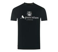Aquascutum Mens Active Big Logo T-Shirt - Black - XXL - Black