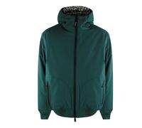 Aquascutum Mens Active Hooded Hunter Green Jacket - Size X-Large