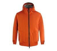 Aquascutum Mens Active Hooded Rust Orange Jacket - Size X-Large