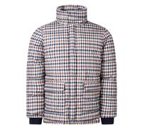 Aquascutum Mens Active Puffer Beige Check Jacket Nylon - Size X-Large