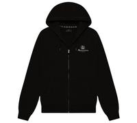Aquascutum Mens Active Small Logo Full Zip Hoodie - Black - Black - L