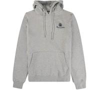 Aquascutum Mens Active Small Logo Hoodie - Grey - Grey - XXL - 100% Cotton
