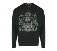 Aquascutum Mens Aldis Pixel Logo Sweatshirt - Black - S - Black