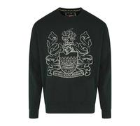 Aquascutum Mens Aldis Pixel Logo Sweatshirt - Black - XL - Black