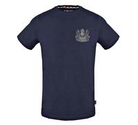 Aquascutum Mens Aldis Stitched Logo T-Shirt - Navy Blue - S - Navy Blue