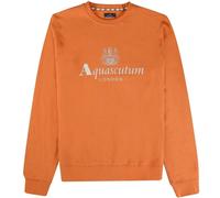 Aquascutum Mens Big Logo Active Sweatshirt - Orange - XXL - Orange