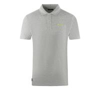 Aquascutum Mens Brand Logo Plain Grey Polo Shirt - Size 2XL
