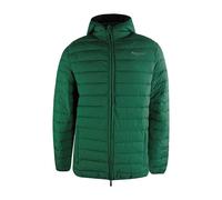 Aquascutum Mens Hooded Active Padded Jacket - Hunter Green - L - Hunter Green - 100% Polyester