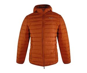Aquascutum Mens Hooded Active Padded Jacket - Rust Orange - L - Rust Orange - 100% Polyester