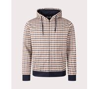 Aquascutum Mens Iconic Full Zip Hoodie - Colour: 28 Club Check - Size: XXL