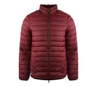 Aquascutum Mens Logo Padded Jacket - Red - L - Red - 100% Mixed