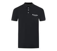 Aquascutum Mens London Classic Black Polo Shirt - Size Large