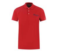 Aquascutum Mens London Classic Red Polo Shirt - Size Large
