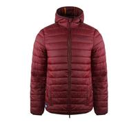 Aquascutum Mens London Quilted Logo Jacket - Bordeaux Red - Bordeaux Red - L - 100% Mixed