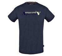 Aquascutum Mens Reflection Logo T-Shirt - Navy Blue - S - Navy Blue