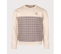 Aquascutum Mens Scuba Insert Sweatshirt - Colour: 03 Beige - Size: XL