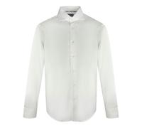 Aquascutum Plain Long Sleeve Shirt - White - S