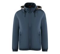 Aquascutum Plain Navy Blue Hide Hood Lightweight Jacket - S