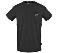 Aquascutum Small Aldis Chest Logo T Shirt - Black - S