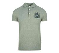 Aquascutum Unisex Adult Aldis Chest Logo Polo Shirt - Grey - M - Grey