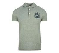 Aquascutum Unisex Adult Aldis Chest Logo Polo Shirt (Grey) - Size Medium