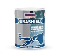 AQUASHIELD Britannia Paints Durashield Black 5 Litres - One Coat - 5 Year Life Expectancy - Waterproof Rubber Roof Coating