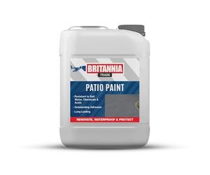 AQUASHIELD Britannia Paints Patio Paint - Revives and Transforms Patios and Outdoor Spaces - Exterior Floor Paint for Concrete, Stone, Slabs, Paving and Patios (Terracotta, 2.5 Litres)