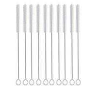 AQUASHIELDING 10 Pcs Tracheostomy Cleaning Brushes, Trachea Brush with protect head, Pipe Tube Cleaning Brush for Sippy Cup, Bottle and Tubes,12mm