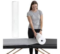 AQUASHIELDING Disposable Massage Bed Cover, 50 Sheets Per Roll, Non-woven Disposable Material bed sheet roll, No Crinkle Table Sheets for Spa, Massage Table, Tattoo