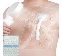 AQUASHIELDING Waterproof Shower Protector Bandage, for Port Surgery Incisions Guard Healing Aftercare Cover, Transparent Film Wounds Dressing (50 pcs)