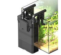 AQUASMITH Hang on Back Aquarium Filter,No-Hum Whisper-Quiet for 3-10 Gal