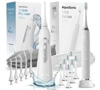 AquaSonic Vibe Series and Aqua Flosser Bundle (Optic White)