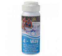 Aquasparkle - 4-Way Chlorine/bromine Test Strips 1 X 50 Strips Chlorine Bromine Ph Ta