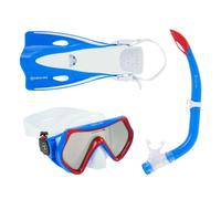 Aquasphere Childrens/kids 2024 Hero Snorkel Set Blue (L-Xl)