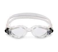 Aquasphere Kaiman Adult Swimming Goggles - The Original Curved Lens Goggle, Comfort & Fit for the Active Swimmer | Unisex Adult, Clear Lens, Transparent/Transparent Frame