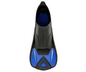 Aquasphere Microfin Swim Fins - Black - Unisex - Microfin is a short blade training fin for a leg muscle work out -