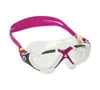 Aquasphere Vista Swimming Mask/Goggles White & Pink - Clear Lens