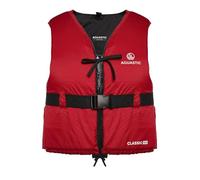 AQUASTIC Classic 50N Safety Vest - Made of Polyamide, Polyethylene Foam, 50N Buoyancy, Adjustable Belt, Drawstring, Dry Loop, Kayak, Inflatable Boat XL