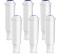 AquaStrata 6 Pack Water Filters Compatible with Krups Melitta Nivona | Replacement water filters compatible with Krups F088, Melitta Pro Aqua and Nivona CaféRomatica coffee machines.