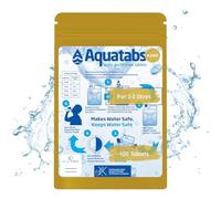 Aquatabs Water Purification Tablets World's #1 Water Purification Treatment Tablets 8.5 MG x 100, 1 Tablet Purifies 1-2 litre