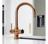 Aquataps Aquatap Classic Polished Rose Gold C-Shape 4-In-1 Instant Boiling Water Tap