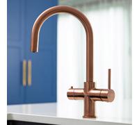 Aquataps Aquatap Pro Brushed Rose Gold C-Shape 4-In-1 Instant Boiling Water Tap