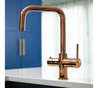 Aquataps Aquatap Pro Polished Rose Gold D-Shape 4-In-1 Instant Boiling Water Tap
