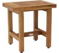 AquaTeak Patented 18" Spa Lotus Teak Shower Bench