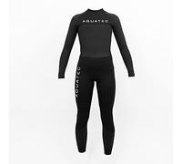 AquaTec Intermediate 4/3mm Kids Wetsuit - Unisex, Girls & Boys Wetsuit | Thick Neoprene Wetsuits + Detachable Zipper | Children's Wet Suit | Water Sports, Swimming & More (5-6 Years)