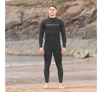 AQUATEC Mens Full Length Wetsuit - 6 Sizes / 3 Thicknesses: 2mm, 3/2mm & 5/4mm | High-Grade Neoprene Mens Wetsuit For Water Sports & More | YKK Back Zipper (2mm Thickness, M)