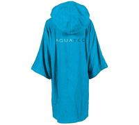 AQUATEC Towel Robes - 3 Colours Available | 4 Sizes | Premium Quality Cotton (One Size Fits All (Adult), Aqua Blue)