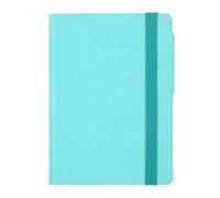 Legami - My Notebook, Aquatic Awe, Small, Lined Notebook in FSC Certified Paper, 192 Pages, Softcover, Elastic Closure, 9.5 x 13.5 cm