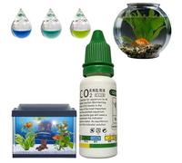 Aquatic CO2 Glass Drop Checker,Fish Tank Test CO2 Kit,Transparent CO2 Drop Checker,CO2 System,Fish Tank Water Test Kit,Aquarium Test Kit,Functional Fish Tank Test Kit for Aquariums,Lasting Results